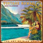 Vintage Hawaii – Deluxe Wandkalender 2024 – The Art of Rick Sharp