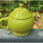 Limettengrüne Vintage Teekannen 