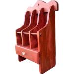 Rote Vintage Holztruhen aus Massivholz Breite 0-50cm, Höhe 0-50cm, Tiefe 0-50cm 