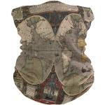 Vintage Multifunktionstücher & Schlauchtücher mit Weltkartenmotiv aus Polyester für Damen 