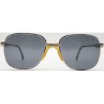 Vintage Luxottica 1197 Silber Gold Oval Sonnenbrille sunglasses Brille NOS