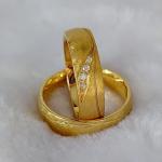 Vintage Vergoldete Ringe vergoldet aus Edelstahl für Herren 
