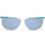 Vintage Menrad 724 040 60[]12 Weiß oval Sonnenbrille sunglasses NOS