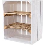 Weiße Shabby Chic Kistenkolli Altes Land Möbel im Shabby Chic Stil aus Holz Breite 0-50cm, Höhe 0-50cm, Tiefe 0-50cm 