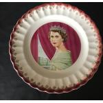 Vintage Queen Elizabeth Krönungsteller