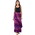 Lila Vintage Saris für Damen 