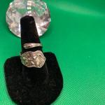 Silberne Vintage Ringe mit Blumenmotiv 