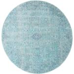 Blaue Shabby Chic Rugvista Runde Runde Teppiche 150 cm 