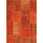 Orange Vintage Patchwork Teppiche 