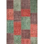 Bunte Vintage Patchwork Teppiche aus Textil 