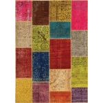 Bunte Vintage Patchwork Teppiche aus Textil 200x300 
