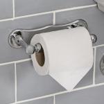 Silberne Vintage Hudson Reed Toilettenpapierhalter & WC Rollenhalter  aus Chrom 