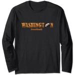Vintage Washington DC Football Skyline Neuheit Team Geschenk Langarmshirt
