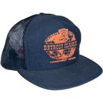 Marineblaue Vintage Snapback-Caps aus Mesh für Herren Größe S 