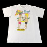 Vintage Y2K Mtv Beavis & Butt-Head Spring Break Animierte Komödie Gedruckt T-Shirt Inspiriert Designer Streetwear Passend Größe L Y1089J