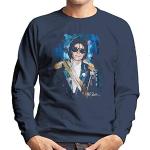Marineblaue Michael Jackson Herrensweatshirts Größe XXL 