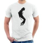 Weiße Michael Jackson T-Shirts für Herren Größe XXL 