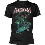 violent Alestorm 'Pirate Pizza Party' Tshirt T-Shirts & Hemden(Medium)