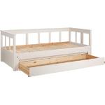 Reduzierte Weiße Vipack Betten mit Bettkasten lackiert aus Massivholz mit Stauraum 90x200 Breite 50-100cm, Höhe 200-250cm, Tiefe 200-250cm 