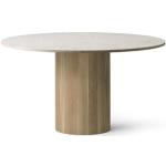 Hellbraune Vipp Runde Runde Tische 130 cm geölt aus Massivholz 