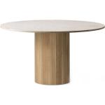 Hellbraune Vipp Runde Runde Tische 150 cm lackiert aus Eiche 