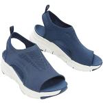 Blaue Outdoor-Sandalen aus Mesh atmungsaktiv für Kinder Größe 35 für den für den Sommer 
