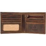 Visconti Hunter Leather Wallet Shield 707 RFID Protection, Oil Tan, Einheitsgröße, Klassisch