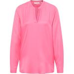 Pinke Elegante Eterna Tunika-Blusen aus Seide für Damen Größe XL 