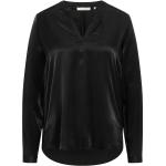 Schwarze Elegante Eterna Tunika-Blusen aus Seide für Damen Größe S 