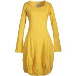 Gelbe Vishes Midi Midikleider aus Baumwolle für Damen Größe S für den für den Winter 