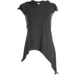 Schwarze Unifarbene Ethno Vishes Mini Minikleider & kurze Kleider aus Baumwolle Handwäsche für Damen Größe XS 