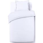 Reduzierte Weiße Bio Bettwäsche Sets & Bettwäsche Garnituren aus Flanell maschinenwaschbar 140x200 