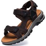 Braune Bio Outdoor-Sandalen mit Schnalle rutschfest für Kinder Größe 36 für den für den Sommer 