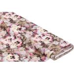 Rosa Blumenmuster Elegante Blusenshirts & Schlusen aus Viskose für Damen 