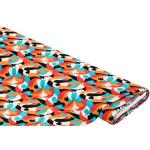 Bunte Tunika-Blusen aus Viskose für Damen für den für den Sommer 