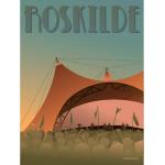 Vissevasse Roskilde Festival Poster, 15 X21 cm