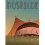 Vissevasse Roskilde Festival Poster, 30 X40 cm