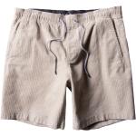 Beige Streetwear Vissla Chino-Shorts aus Cord für Herren Größe M für den für den Sommer 