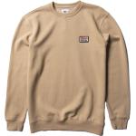 Sandfarbene Streetwear Vissla Rundhals-Ausschnitt Herrensweatshirts Größe M für den für den Herbst 