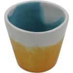 Blaue Mediterrane Kaffeebecher aus Keramik spülmaschinenfest 