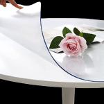 Runde Runde Tischdecken 60 cm matt aus PVC 