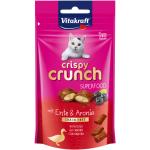 VITAKRAFT Crispy Crunch Katzensnacks & Katzenleckerlis mit Ente 