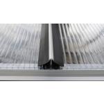 Vitavia Windsicherung für Gewächshausplatten, schwarz, 4 mm, HKP (5000/5800/6200/7300)