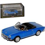 Blaue Vitesse FIAT Spielzeug Cabrios aus Metall 