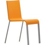 Vitra .03 Stuhl stapelbar Gestell silberfarben mango/Sitzfläche Polyurethan/Gestell pulverbeschichtet/BxHxT 43,5x79x52,5cm mango Gestell pulverbeschichtet