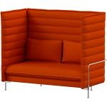 Rote Vitra Alcove Zweisitzer-Sofas 2 Personen 