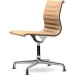 Elfenbeinfarbene Vitra Aluminium Bürostühle & Schreibtischstühle mit Armlehne Breite 0-50cm, Höhe 0-50cm, Tiefe 0-50cm 