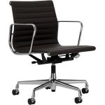 Vitra - Aluminium Chair EA 117 - braun, Leder,Metall,Stoff - 58x83x56 cm - 68 chocolate (405)
