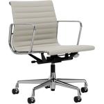 Vitra - Aluminium Chair EA 117 - weiß, Leder,Metall,Stoff - 58x83x56 cm - 72 snow (441)