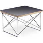 Schwarze Vitra Eames Runde Design Tische aus Chrom Breite 0-50cm, Höhe 0-50cm, Tiefe 0-50cm 
